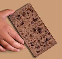 Load image into Gallery viewer, Single Origin Artisanal Chocolate Bar with Cacao Nibs and Sea Salt
